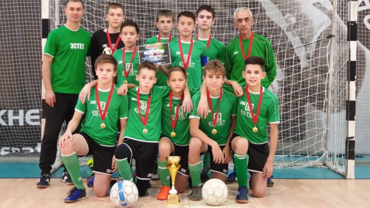 Юные футболисты- победители Всероссийского футбольного турнира